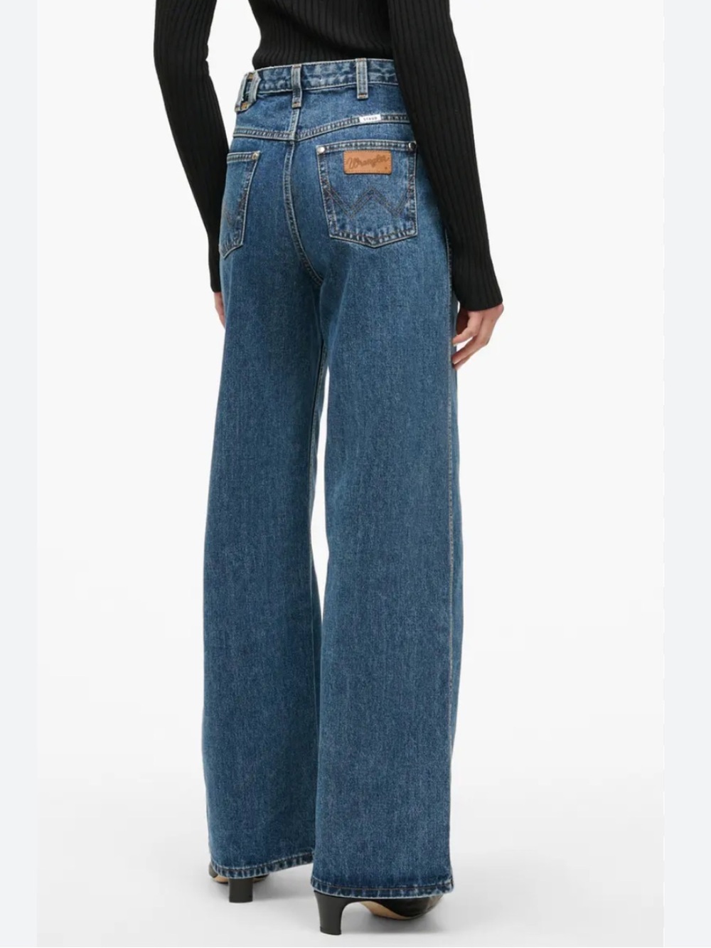 STAUD x Wrangler Loose Wide Leg Jean size 28X32 - Picture 3 of 10